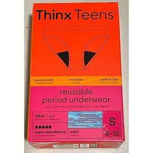 Thinx Teens 2 Pairs Period Reusable Underwear Size Small New In Box